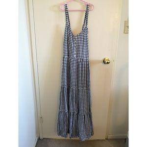 Old Navy large gingham maxi dress